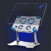 Dual Fan Adjustable Laptop Stand Aluminum Alloy Ergonomic Portable Low Noise Free Lift Cooling Bracket for Laptop Notebook view 4