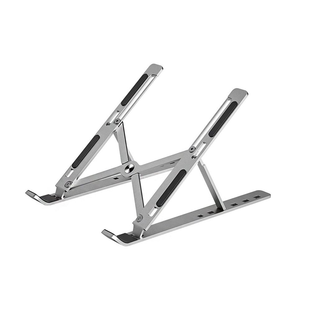 Zhjlut Portable Laptop Stand Aluminum Foldable Laptop Stand Laptop Dock Stand Adjustable Stand Computer Accessories (Color : Silver)