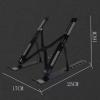 Zhjlut Portable Laptop Stand Aluminum Foldable Laptop Stand Laptop Dock Stand Adjustable Stand Computer Accessories (Color : Silver) view 3