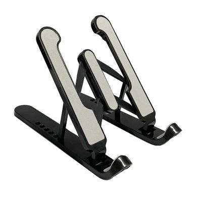 Zhjlut Foldable Laptop Stand Notebook Stand Portable Laptop Holder Tablet Stand Computer Support (Color : Black)