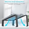 Zhjlut Portable Aluminum Laptop Stand Foldable Tablet Stand Holder Notebook Support Base Accessories view 4