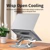 Zhjlut Laptop Stand Rotatable Notebook Holder Liftable Aluminum Alloy Stand Compatible with Inch Laptop (Color : Gray) view 4