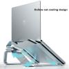 Zhjlut Aluminum Laptop Stand Angle Adjustable Ergonomics Notebook Holder Suspended Cooling Base view 4