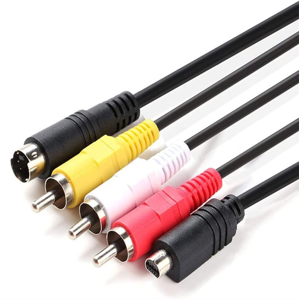 J-ZMQER AV Audio Video TV Cable Cord Compatible with Sony Handycam HDR-XR350V HDR-CX110 Camcorder