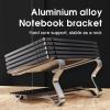 Zhjlut Detachable Aluminum Alloy Laptop Stand Portable Notebook Support Holder Computer Tablet Riser Bracket for 10-18 inch Laptop PC (Color : Gray) view 3