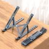 Zhjlut Portable Laptop Stand Aluminum Laptop Table Base Foldable Support Notebook Stand Computer Tablet Holder (Color : Grey) view 3