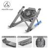 Foldable Laptop Stand with Cooling Fan Protable Alloy Radiator Bracket Laptop Accessories (Color : Grey) view 3