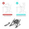 Foldable Laptop Stand with Cooling Fan Protable Alloy Radiator Bracket Laptop Accessories (Color : Grey) view 4