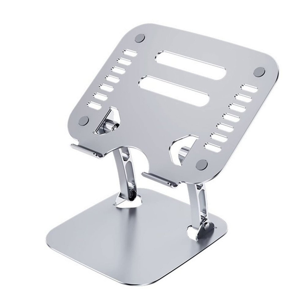 Zhjlut Laptop Stand Laptop Holder Multi-Angle Stand with Heat-Vent Adjustable for Laptop Up (Color : Silver)
