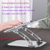 Zhjlut Laptop Stand Laptop Holder Multi-Angle Stand with Heat-Vent Adjustable for Laptop Up (Color : Silver) view 2