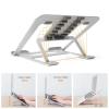Zhjlut Laptop Stand Aluminum Alloy Desktop Folding Adjustable Height Lifting Computer Expanding Support Radiator view 2