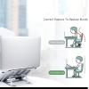 Zhjlut Laptop Stand Aluminum Alloy Desktop Folding Adjustable Height Lifting Computer Expanding Support Radiator view 4