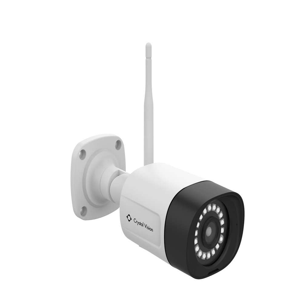 Crystal Vision 3MP AI-Powered Floodlight & Two Way Audio Camera with Panic Siren (CVT-35WB)