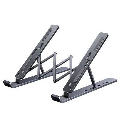 Zhjlut Laptop Stand Aluminum Alloy Adjustable Matte Gray Notebook Stand Compatible with 10-15.6 Inch Notebook Computer (Color : Gray)