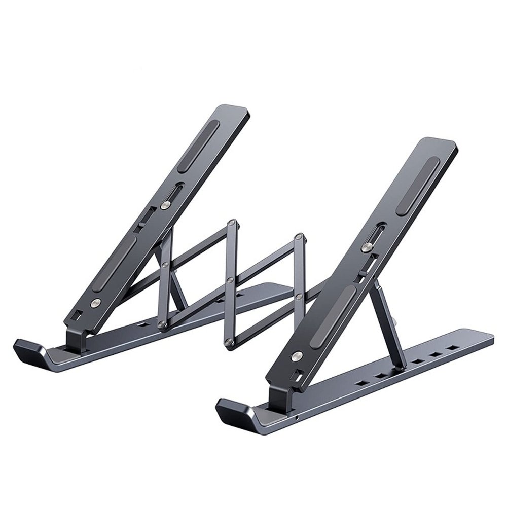 Zhjlut Laptop Stand Aluminum Alloy Adjustable Matte Gray Notebook Stand Compatible with 10-15.6 Inch Notebook Computer (Color : Gray)