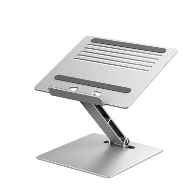 Zhjlut Adjustable Laptop Stand Aluminum Foldable with Cooling Cooling Laptop Stand Laptop Base Stand Bracket (Color : Sliver)