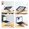 Zhjlut Adjustable Laptop Stand Aluminum Foldable with Cooling Cooling Laptop Stand Laptop Base Stand Bracket (Color : Sliver) view 4