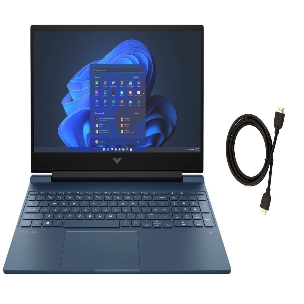HP Victus 15.6" 144Hz FHD IPS Premium Gaming Laptop | 13th Gen Intel Core i5-13420H | 8GB RAM | 512GB SSD | NVIDIA GeForce RTX 3050 | Backlit Keyboard | Windows 11 Home | Bundle with HDMI Cable