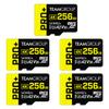 TEAMGROUP A2 Pro Plus Card 256GB x 5 Pack Micro SDXC UHS-I U3 A2 V30, R/W up to 160/110 MB/s for Nintendo-Switch, Gaming Devices, Tablets, Smartphones, 4K Shooting, with Adapter TPPMSDX256GIA2V3063 view 1