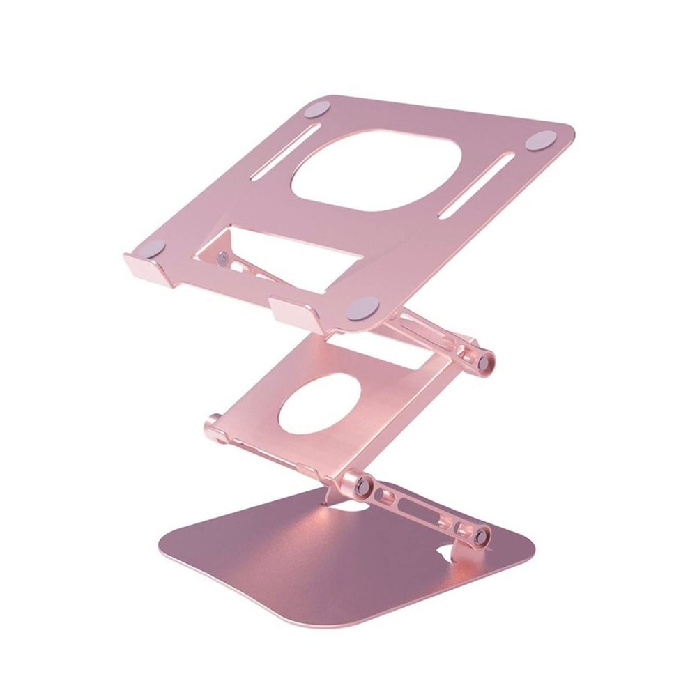 Zhjlut Aluminum Foldable Laptop Stand Portable Laptop Stand Tablet Laptop Stand (Color : Pink)