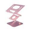 Zhjlut Aluminum Foldable Laptop Stand Portable Laptop Stand Tablet Laptop Stand (Color : Pink) view 1