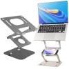 Zhjlut Aluminum Foldable Laptop Stand Portable Laptop Stand Tablet Laptop Stand (Color : Pink) view 2