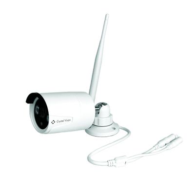 Crystal Vision Technology 3MP AI-Powered Bullet Type Camera with15Ft Power Extesion Cable (CVT-30WB)