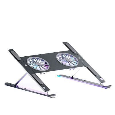 Laptop Stand with Cooling Fan Tablet Stand Laptop Stand Supports Gaming Laptop Accessories (Color : Grey)
