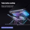Laptop Stand with Cooling Fan Tablet Stand Laptop Stand Supports Gaming Laptop Accessories (Color : Grey) view 4
