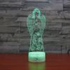 SUPERHONGJIHAO Night Light for Kids 3D Guardian Angel Led Lamp with Remote Control 16 Color Changing Xmas Birthday Gift for Child view 2