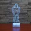 SUPERHONGJIHAO Night Light for Kids 3D Guardian Angel Led Lamp with Remote Control 16 Color Changing Xmas Birthday Gift for Child view 3
