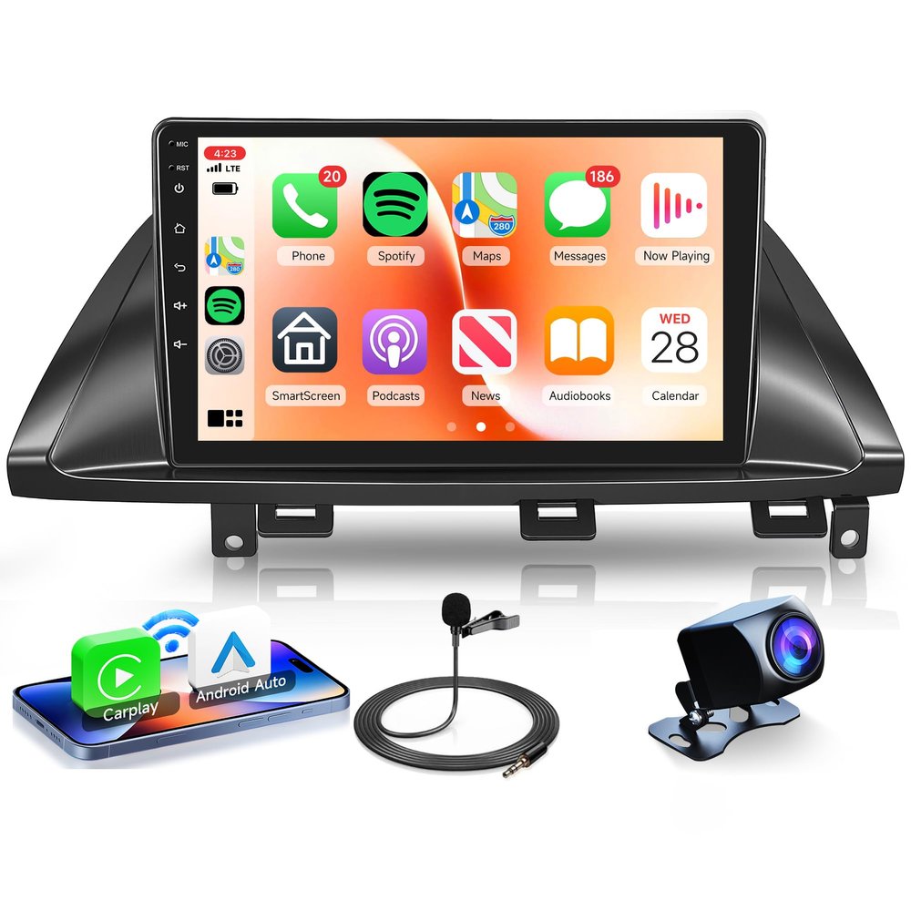 4Core 2G+64G Android Car Radio for Honda Odyssey 2005-2010, Rimoody Car Stereo Wireless Carplay Android auto 10.1 Inch Touch Screen GPS WiFi EQ Mirror Link Bluetooth FM Backup Camera