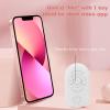 Phone Page Turner, Page Turner Scrolling Control, Bluetooth Selfie Camera Shutter Remote Control, Scrolling Ring for Most App (White) view 4