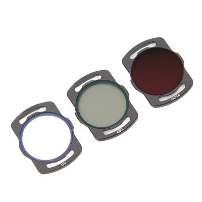 3Pack Filter Set Aluminum Frame Optical Glass CPL ND16 Filters Kit for Avata O3 Air Unit
