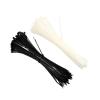 NORAZE 100PCS White Black Cable Wire Zip Ties Self Locking Nylon Cable Tie Wrap Strap Fastener Hook Loop (Color : White, Size : 3 x 120mm) view 3