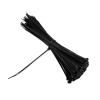 NORAZE 100PCS White Black Cable Wire Zip Ties Self Locking Nylon Cable Tie Wrap Strap Fastener Hook Loop (Color : White, Size : 3 x 120mm) view 4