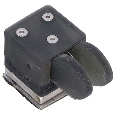 Double Paddle CW Morse Code Key,Key Magnetic Key for Shortwave Morse Code QU-2020 Black