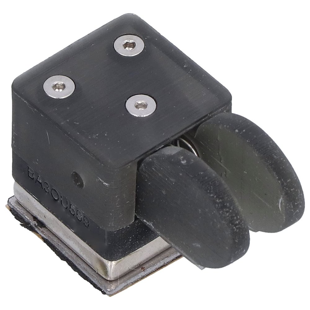 Double Paddle CW Morse Code Key,Key Magnetic Key for Shortwave Morse Code QU-2020 Black