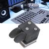 Double Paddle CW Morse Code Key,Key Magnetic Key for Shortwave Morse Code QU-2020 Black view 2