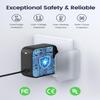 100W USB C Laptop Charger, Universal GaN III Power Supply Adapter, Replacement Foldable Fast Charger PD3.0 for MacBook Pro/Air, HP, Lenovo, Asus, Steam Deck, and All Type C Devices (5ft Cable) view 4