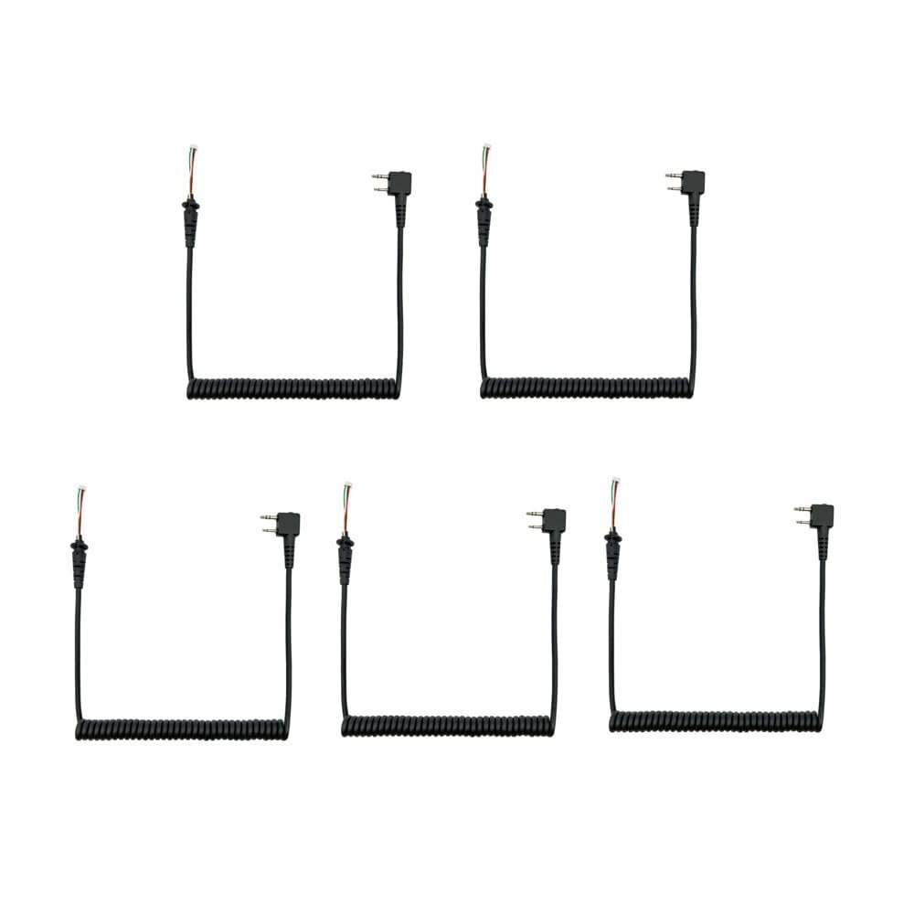 Fascinatacc Speaker Microphone Mic Cable Cord Replacement for NX-220 NX-320 TK-2160 TK-2170 TK-2302 TK-2312 TK-2360 TK-2402 TK-3160 TK-3170 TK-3230 TK-3312 TK-3360 Radio (5)