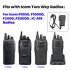 7.4V 2200mAh BP-280 Battery with BC-213 Charger for ICOM F1000 F2000 F1100 F1000D F2000D F1000S F2000T F2100D A16 Radios Replacement Li-ion Battery Charger Set view 3
