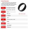 hecere Waterproof Ceramic NFC Ring, 216 888 Bytes Chip Universal for Mobile Phone, All-Round Sensing Technology Wearable Smart Fashion FingeringNFC 216 ring-21mm view 2
