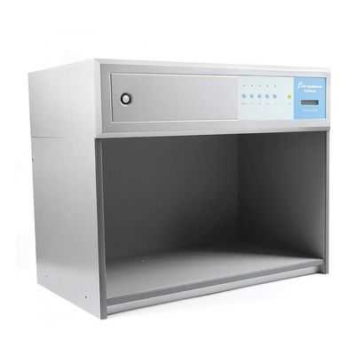 RustyVioum 110V Lab Color Matching Cabinet, Professional 4 Color Assessment Cabinet 4 Light Sources Lamp Box Fit for Textile Printing Dyeing Materials