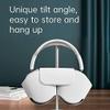 Anti-Slip Stable Anti-tip Headset Holder Metal Headphone Stand Unique Tilt Angle Headphone Holder Silicone Non-Slip Headset Hanger Flexible view 2