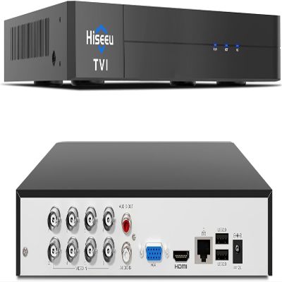 Hiseeu 3K 8 Channel DVR Security Digital Video Recorder Advanced 5MP DVR with Person Vehicle Detection for CCTV Security Camera,AHD/TVI/CVI/CVBS/IPC,Remote Access,No Monthly Fee,No Hard Drive
