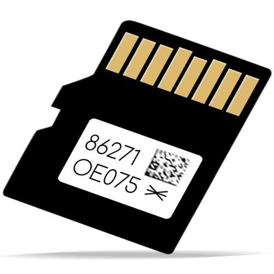 2024 Latest Maps Navigation GPS SD Card Replace 86271-0E075 Fit for Toyota 4 Runner Prius Camry Corolla Sienna Tacoma Tundra, Updated Navigation Micro SD Card Support USA/Canada New Maps