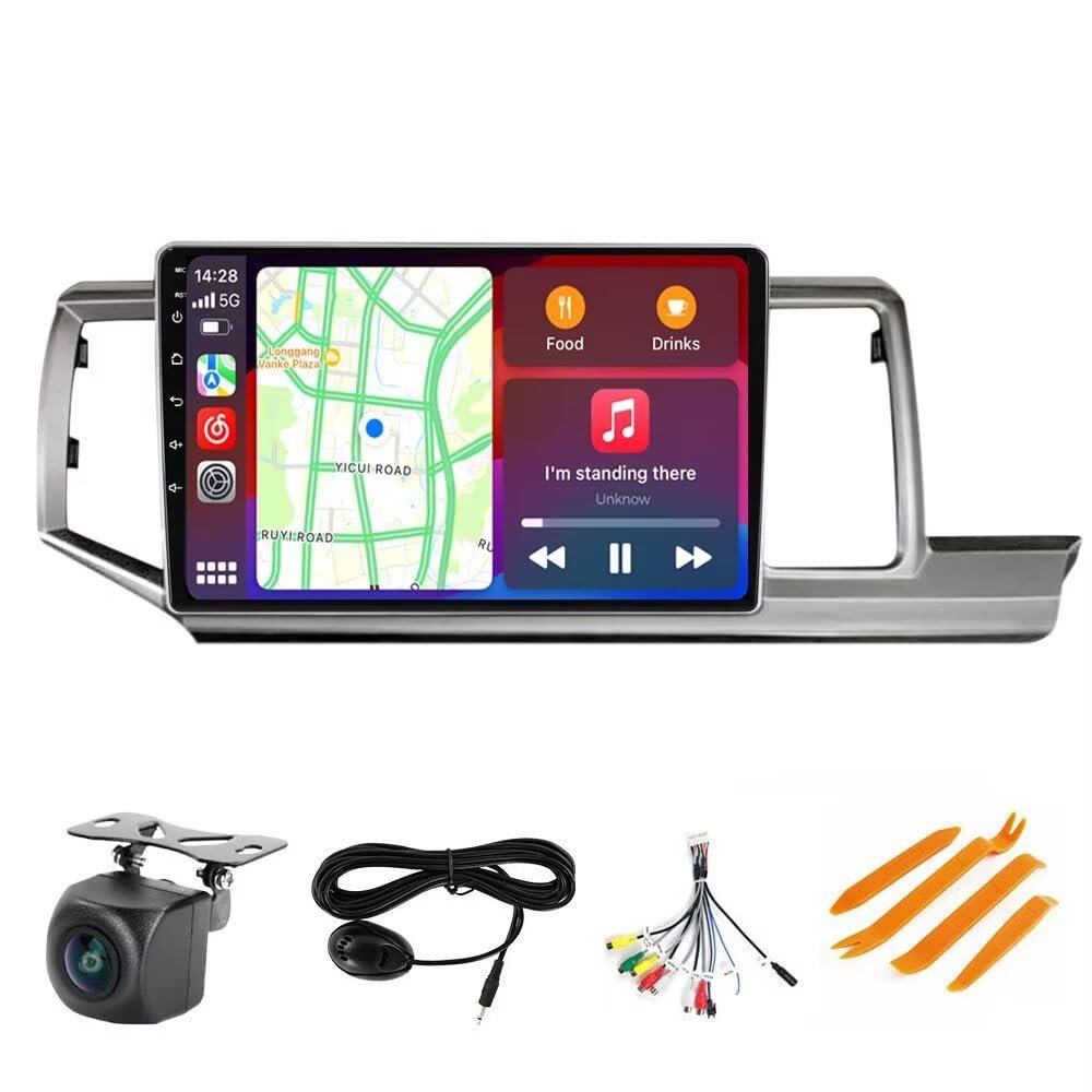 Android Stereo for Honda Stepwgn 2009-2015, Biorunn 10.1 Inch GPS Radio Wireless Car-Play Android Auto Upgrade IPS Touch Screen Navi RDS Head Unit 2GB RAM 32GB ROM
