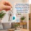 Car Key Finder Locator with Sound, clap Finder Key Finder Keychain Sound Control clap Key Finder Keyring Whistle Key Finder Whistle Key Holder for Key Finding Lost Prevent (White) view 2