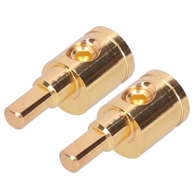 Wire Reducer, Power Wire Reducer Wire Reducer Terminal Terminal Connectors 2PCS with Pure Copper Gold Plated